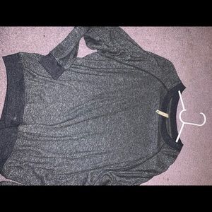 Super soft gray crew neck